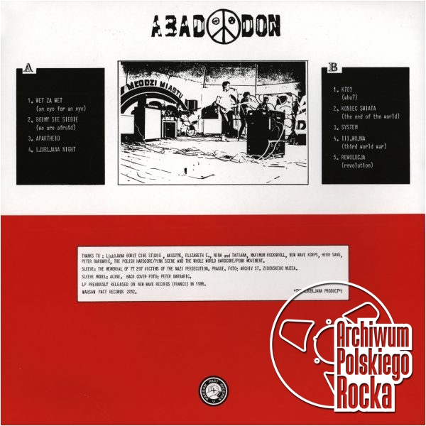 Abaddon - Wet za wet