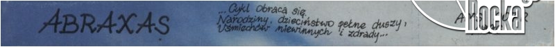 Abraxas - Cykl obraca się...