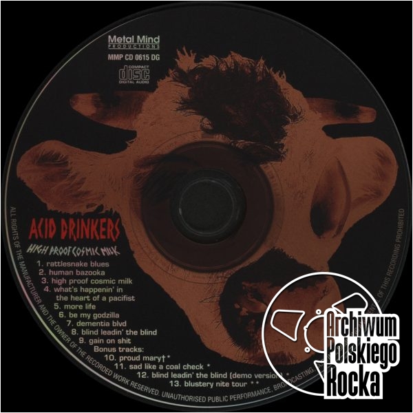 Acid Drinkers - High Proof Cosmic Milk