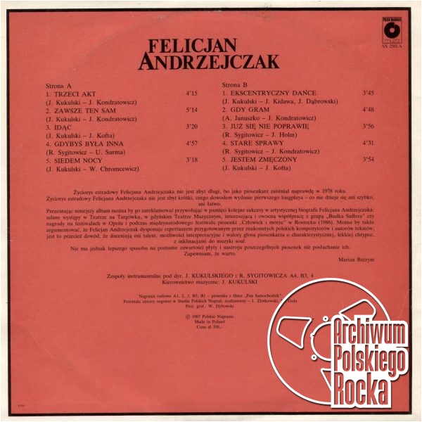 Andrzejczak, Felicjan - Felicjan Andrzejczak