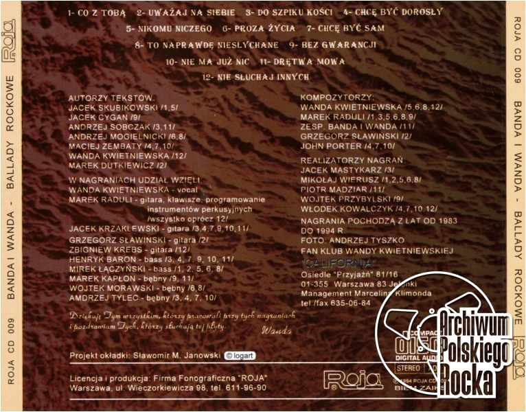 Banda & Wanda - Ballady rockowe