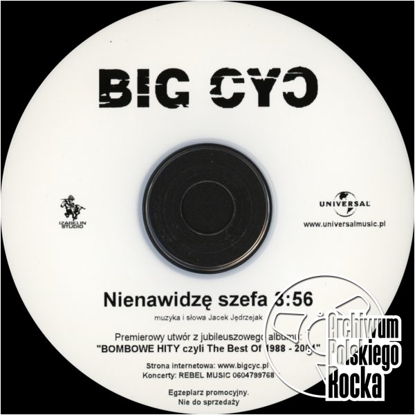 Foto i projekt: nie podano Big Cyc - Nienawidzę szefa