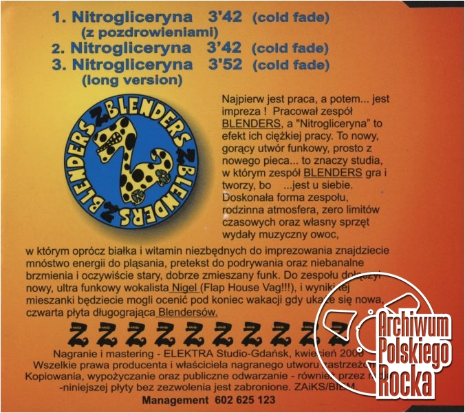 Blenders -Nitrogliceryna