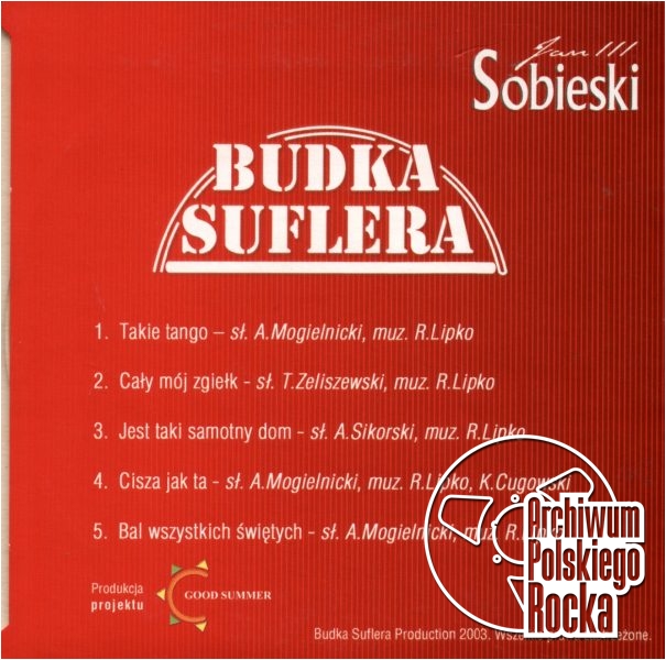 Foto i projekt: nie podano Budka Suflera - Palę Sobie...