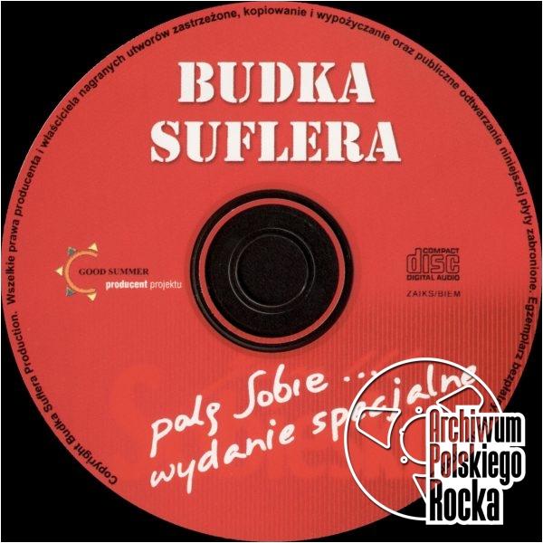 Foto i projekt: nie podano Budka Suflera - Palę Sobie...