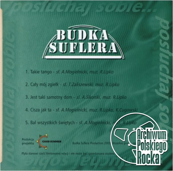 Budka Suflera - Posłuchaj sobie