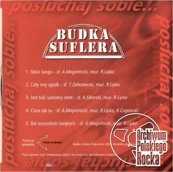 Budka Suflera - Posłuchaj sobie