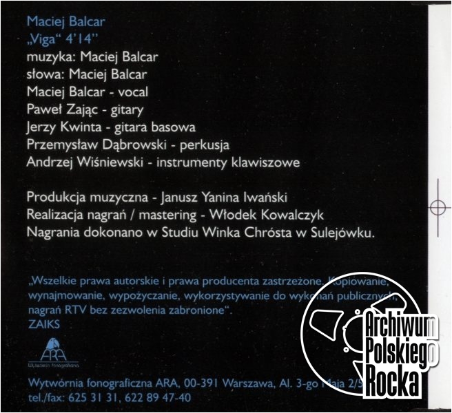 Foto i projekt: nie podano Maciej Balcar - Viga