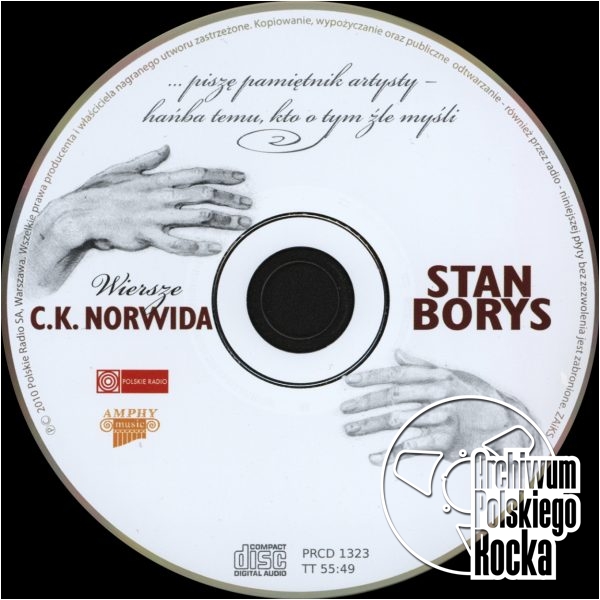 Stan Borys - ...Piszę pamiętnik artysty - hańba temu, kto o tym źle myśli! Wiersze C.K. Norwida