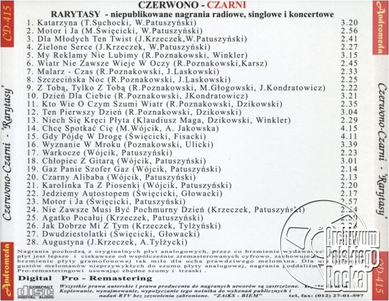 Czerwono - Czarni - Rarytasy