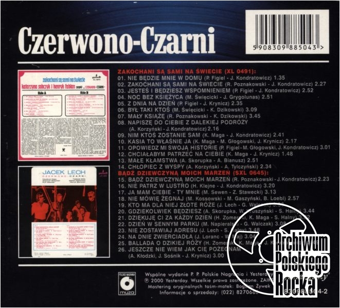 Czerwono - Czarni - Zakochani są sami na świecie plus Bądź dziewczyną moich marzeń