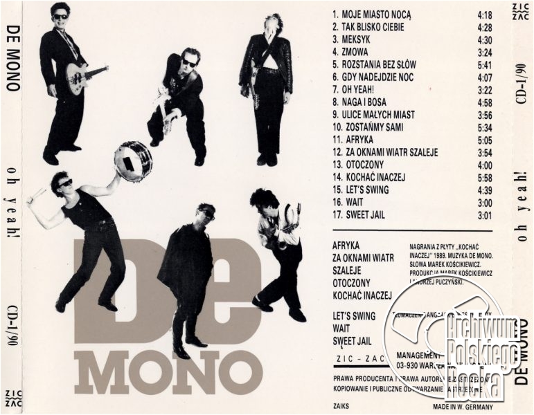 De Mono - Oh Yeah!