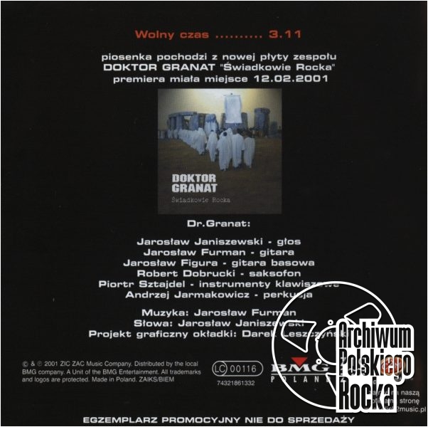 Doktor Granat - Wolny czas