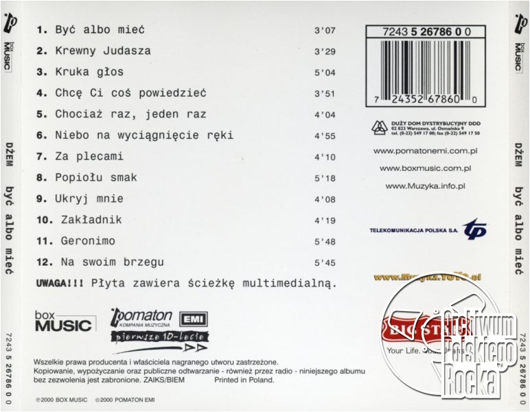 Dżem - Być albo mieć