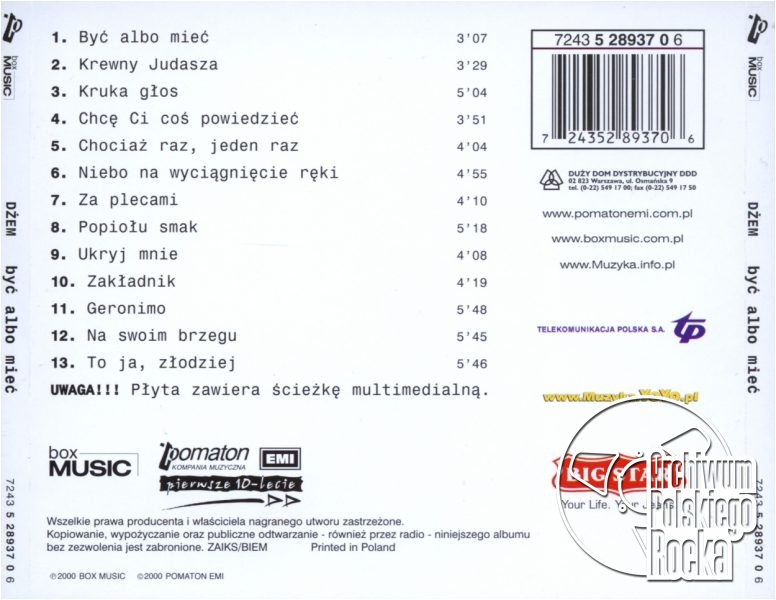 Dżem - Być albo mieć