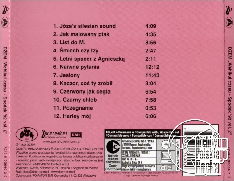 Dżem - Wehikuł czasu Spodek '92 vol. 2