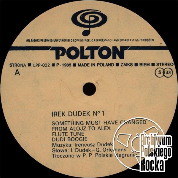 Irek Dudek - No 1