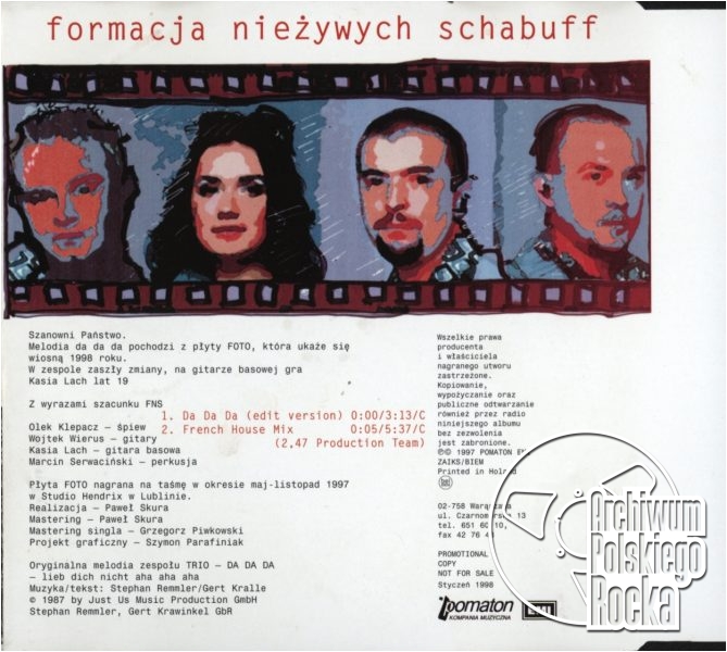 Formacja Nieżywych Schabuff - Da Da Da