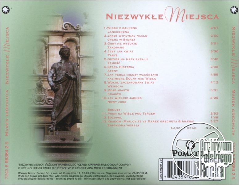 Marek Grechuta - Niezwykłe miejsca