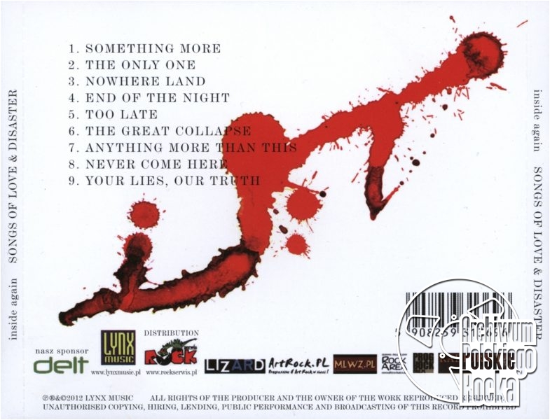 Inside Again - Songs Of Love & Disaster