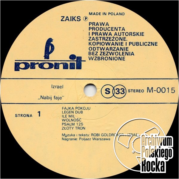 Izrael - Nabij faję