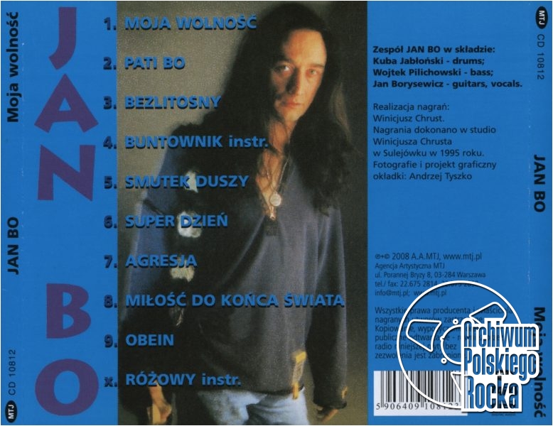 Jan BO - Moja wolność