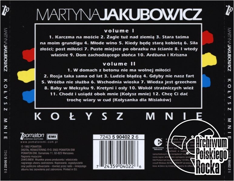Foto i projekt: nie podano Jakubowicz, Martyna - Kołysz mnie