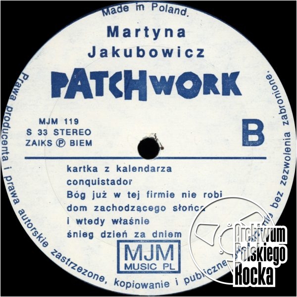 Jakubowicz, Martyna - Patchwork