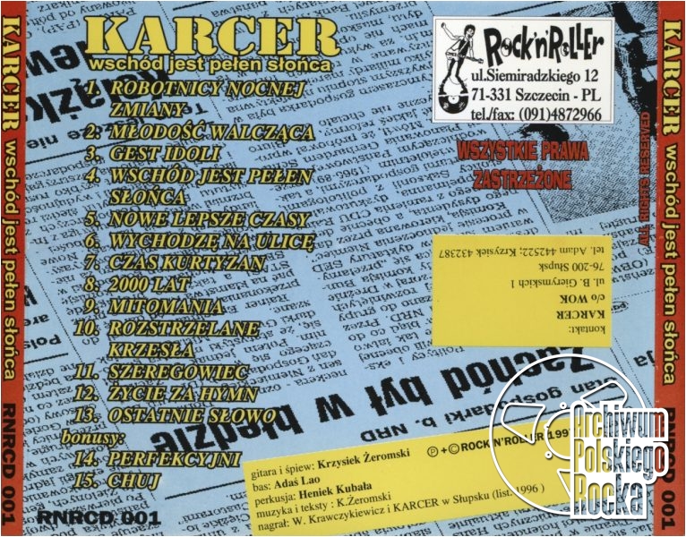 Karcer - Wschód pełen słońca