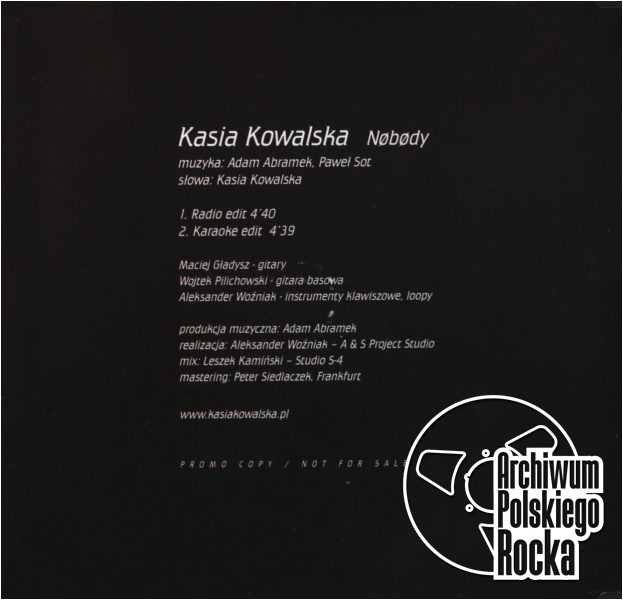 Kasia Kowalska - Nobody