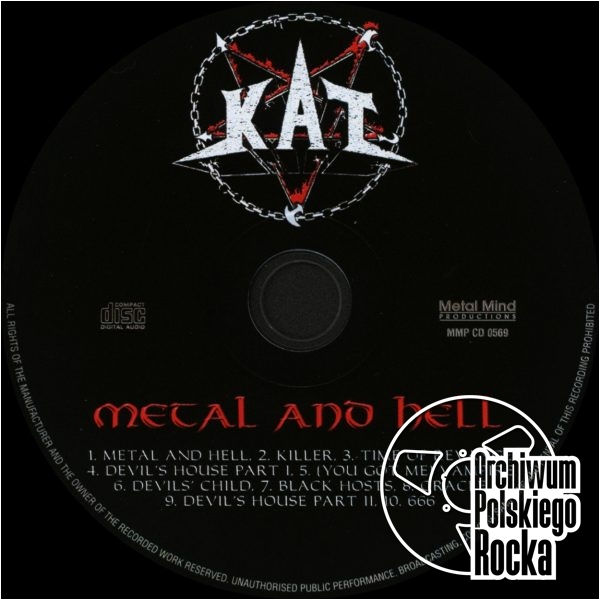 Rysunki: Jerzy Kurczak
Projekt: Roman Kostrzewski, Mirosław MUR-NEINERT Kat - Metal And Hell