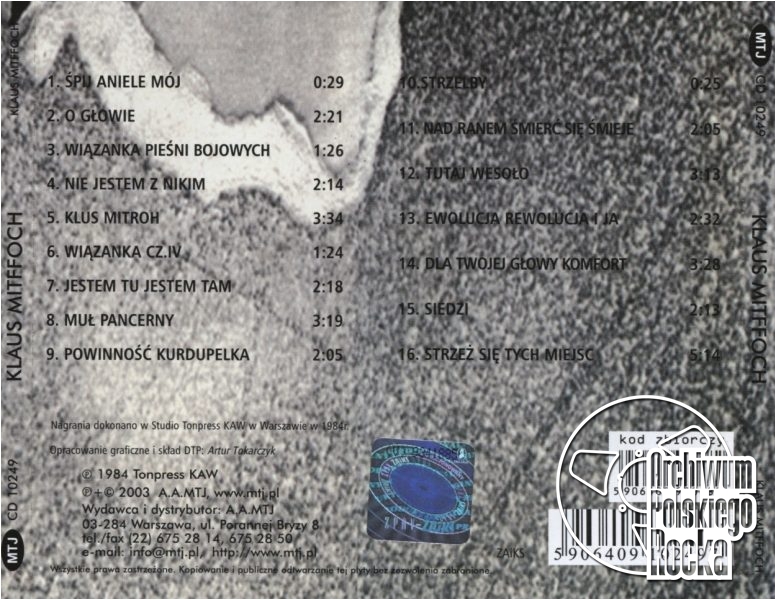Klaus Mitffoch - Klaus Mitffoch