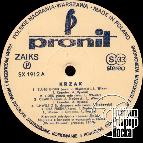 Krzak - Blues Rock Band