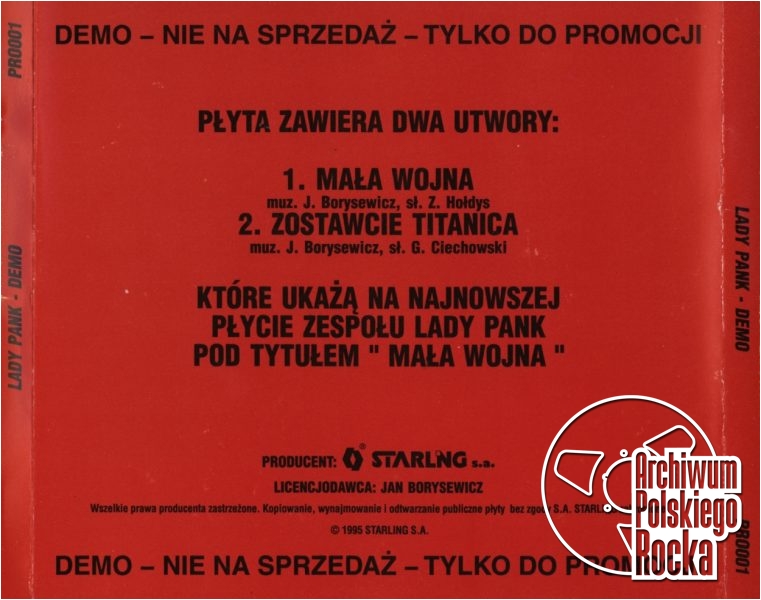 Lady Pank - Mała wojna