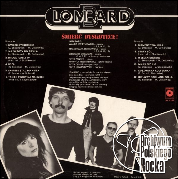 Lombard - Śmierć dyskotece