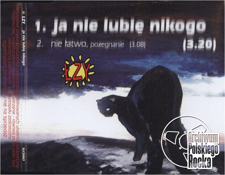 Łzy - Ja nie lubię nikogo