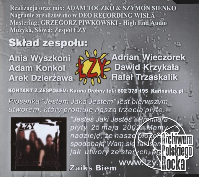Łzy - Jestem jaka jestem
