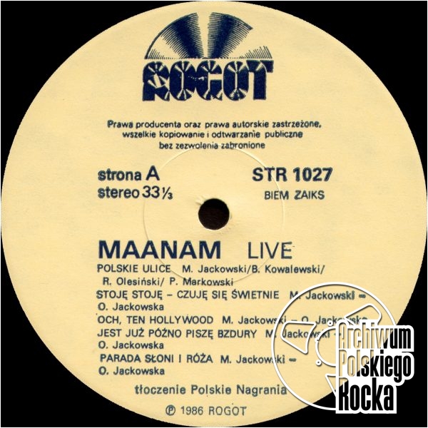 Maanam - Live