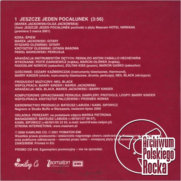 Maanam - Jeszcze jeden pocałunek