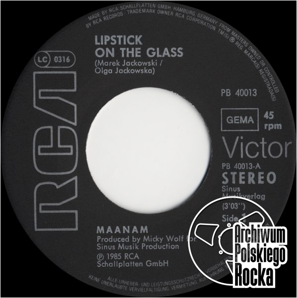Maanam - Lipstick On The Glass