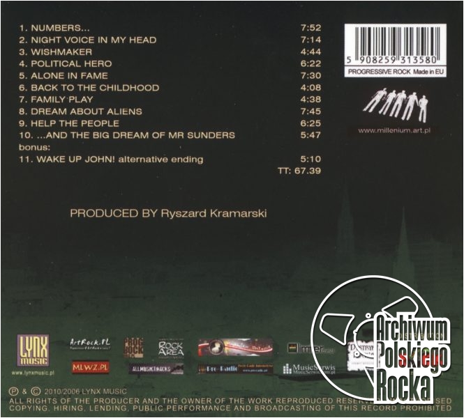 Projekt: Maciej Stachowiak Millenium - Numbers And The Big Dream Of Mr Sunders