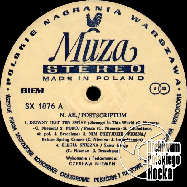 Niemen - Postscriptum