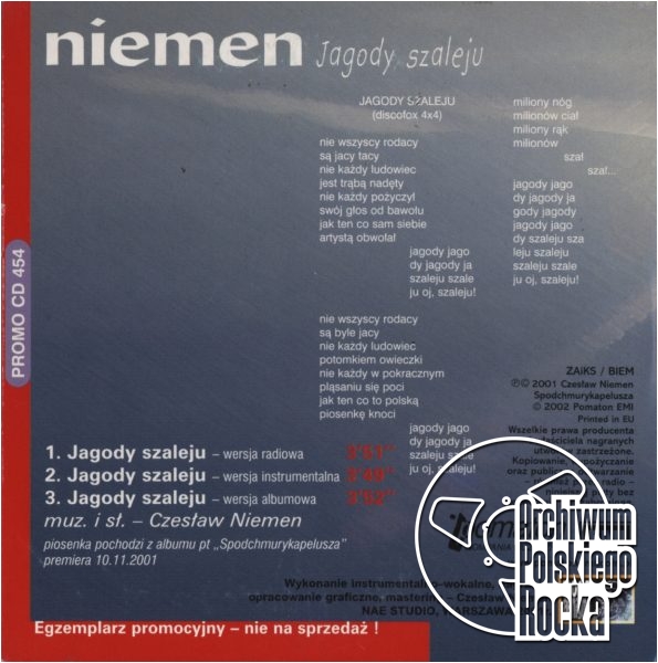 Niemen - Jagody szaleju