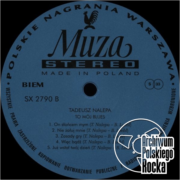Tadeusz Nalepa - To mój blues