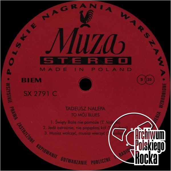 Tadeusz Nalepa - To mój blues