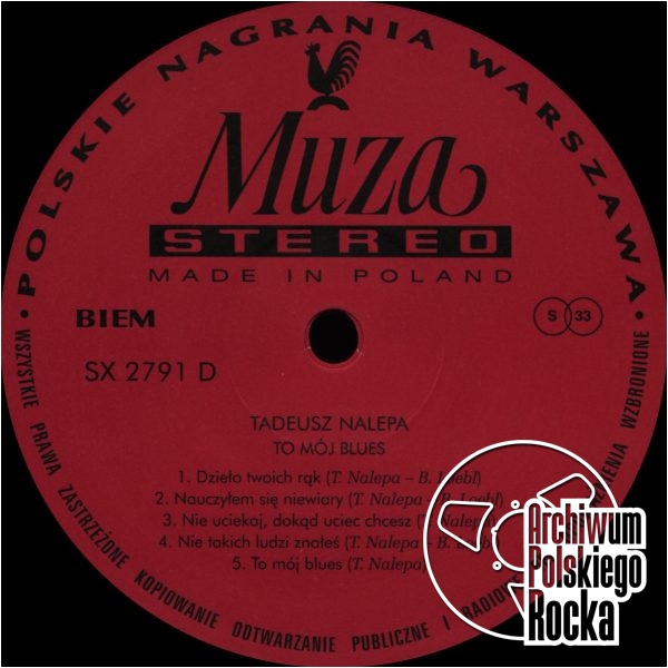 Tadeusz Nalepa - To mój blues