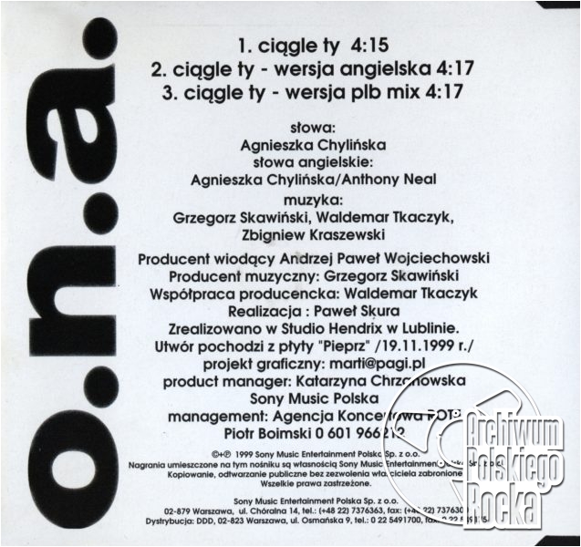 O.N.A. - Ciągle ty