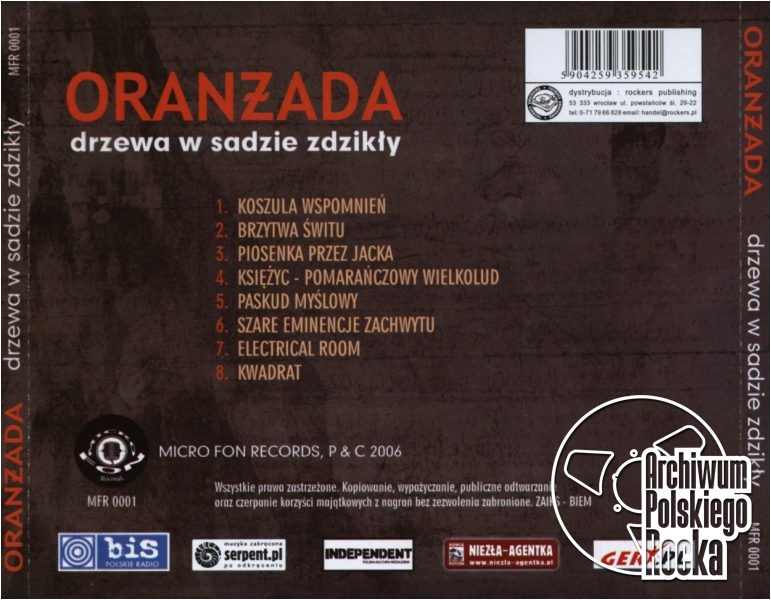 Foto: www.niezla-agentka.pl, Marek Skoczek, Maciej Łabudzki
Projekt: Artur Rzempołuch Oranżada - Drzewa w sadzie zdzikły