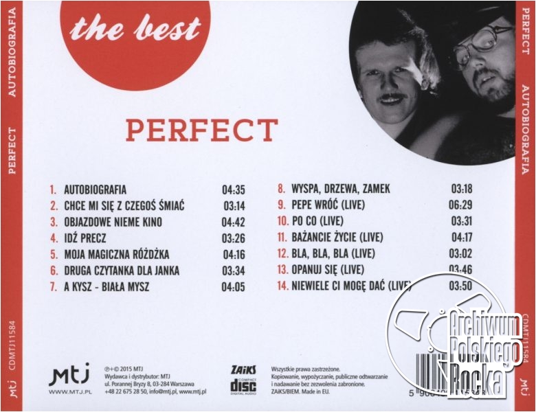 Perfect - The Best - Autobiografia