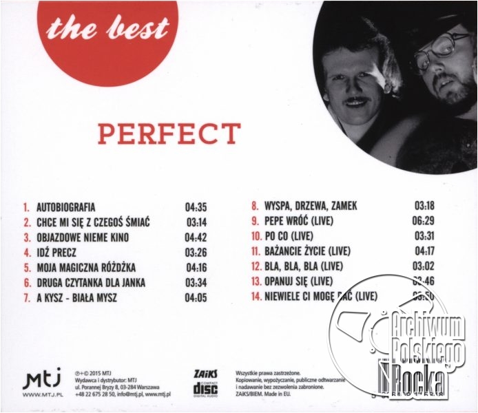 Perfect - The Best - Autobiografia